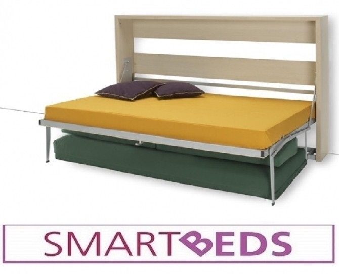 LETTO A SCOMPARSA HOUDINI ORIZZONTALE APERTO "LINEA SMARTBEDS" - CUCINE MONOBLOCCO A ROMA