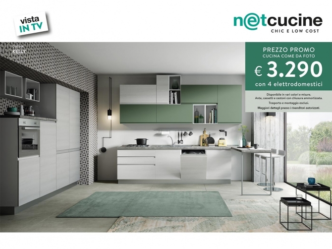 CUCINA IN PROMOZIONE A ROMA NEW KELLY-VIA ANAGNI,130 - CUCINE MONOBLOCCO A ROMA